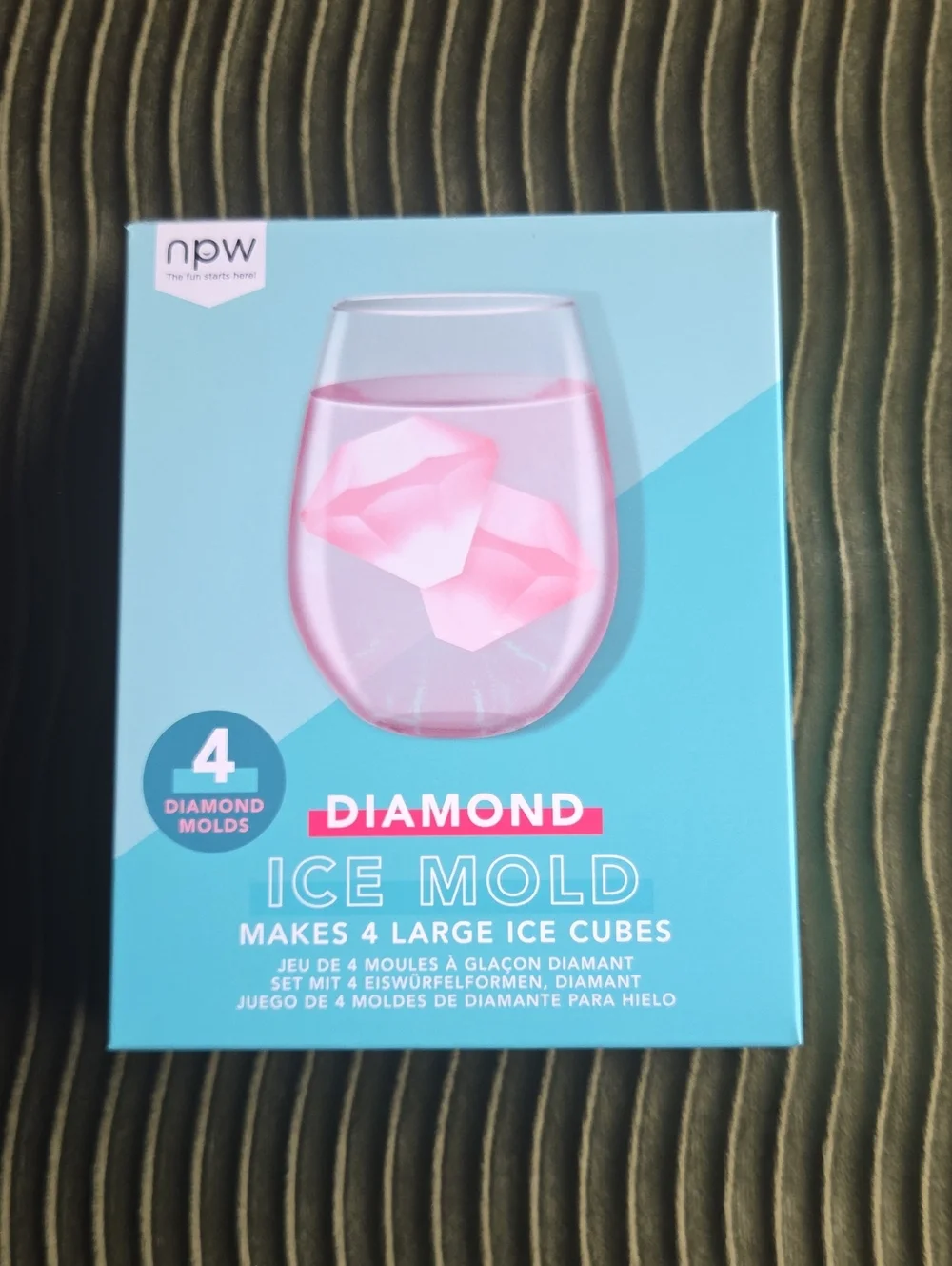 Pink Diamond Ice Mold